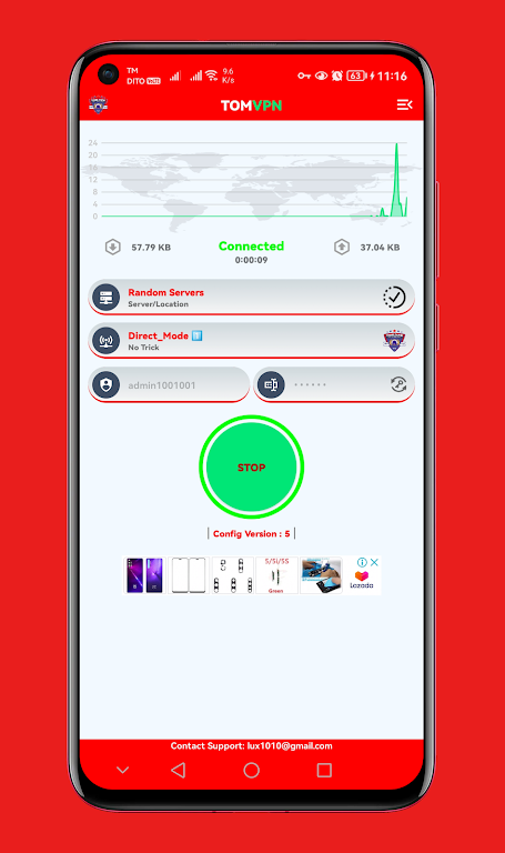Screenshot TOM VPN 2