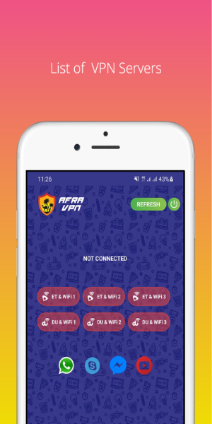 Afra VPN - Fast and Safe Screenshot 3