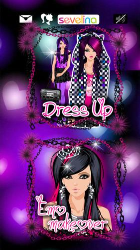 Emo dress up game screenshot 4