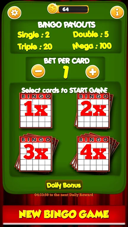 New Bingo Cards Game Free Скриншот 2