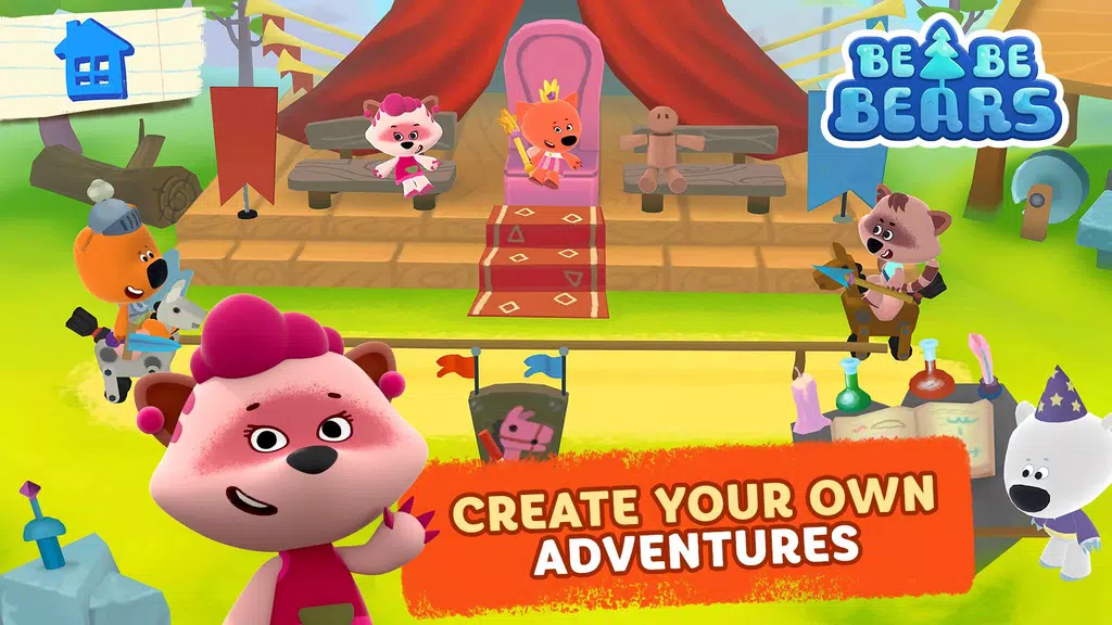 ภาพหน้าจอ Be-be-bears - Creative world 4