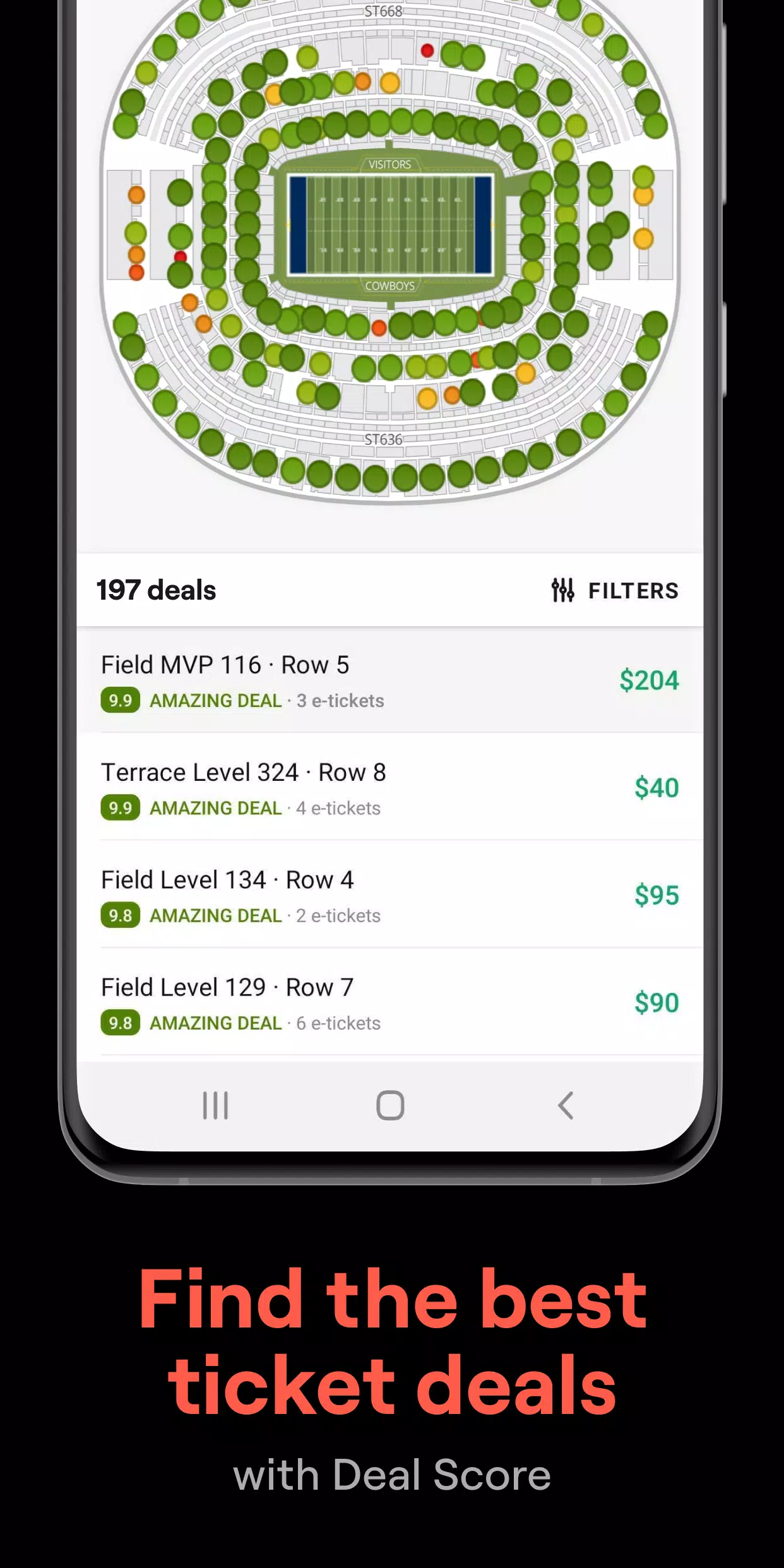 SeatGeek – Tickets to Events Capture d’écran2