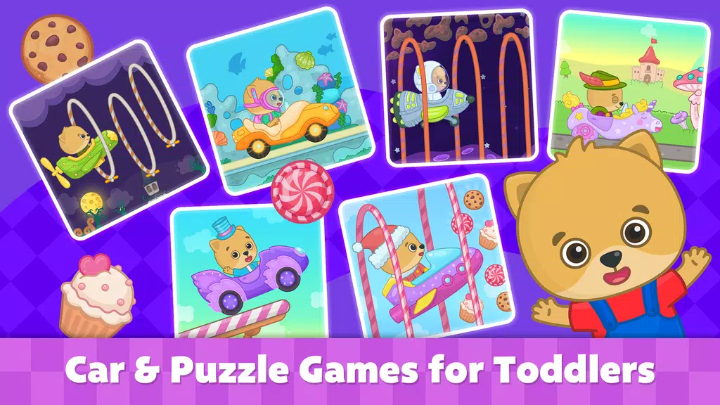 ภาพหน้าจอ Kids car games for toddlers 1+ 1