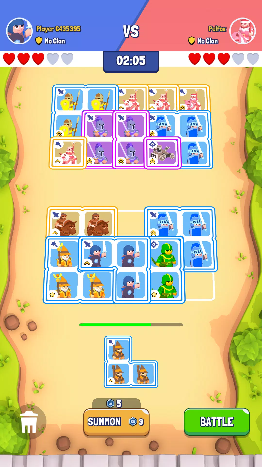 Merge Warrior Army应用截图第1张