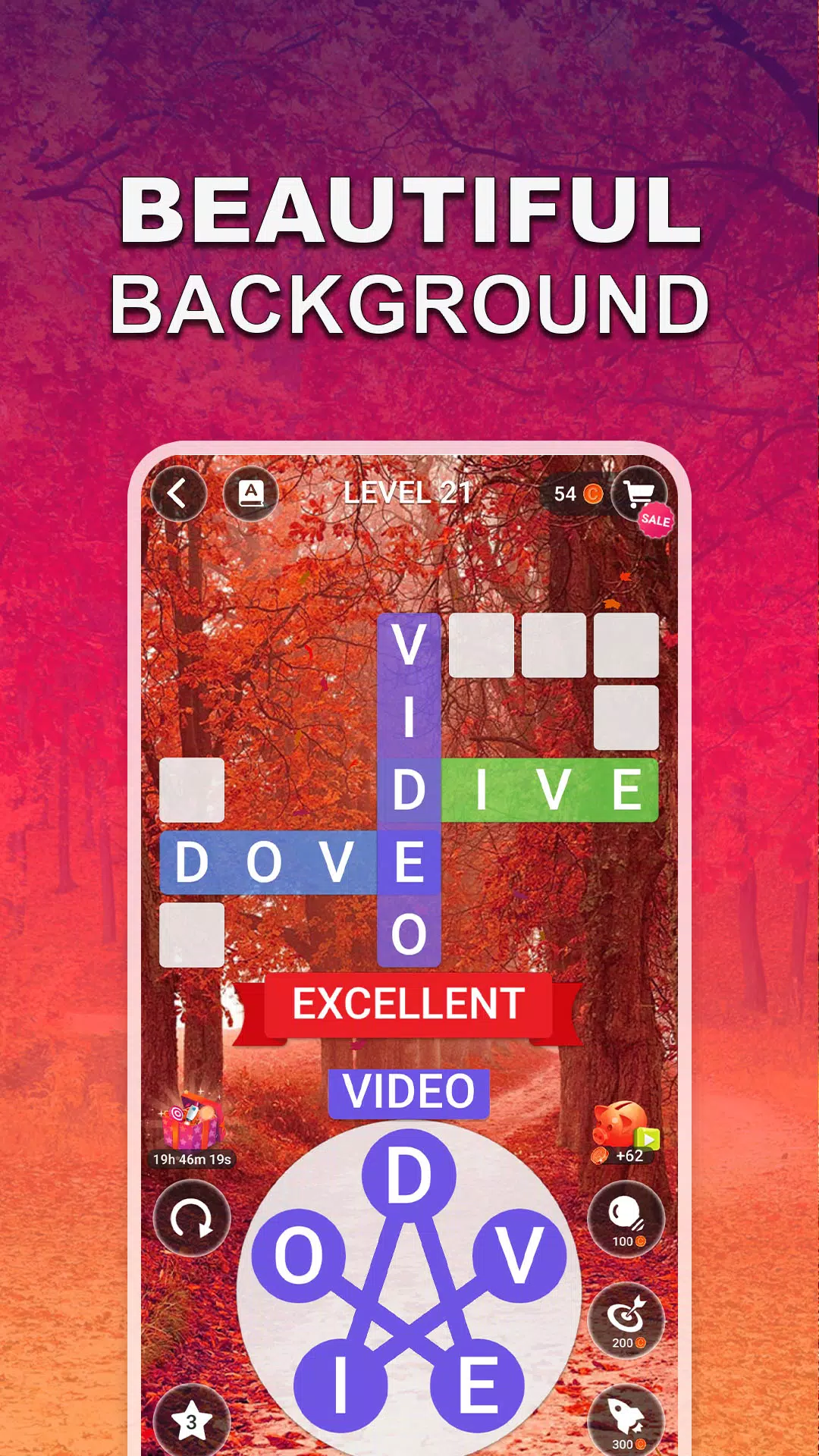 Word Rainbow - A crossword game 스크린 샷 4