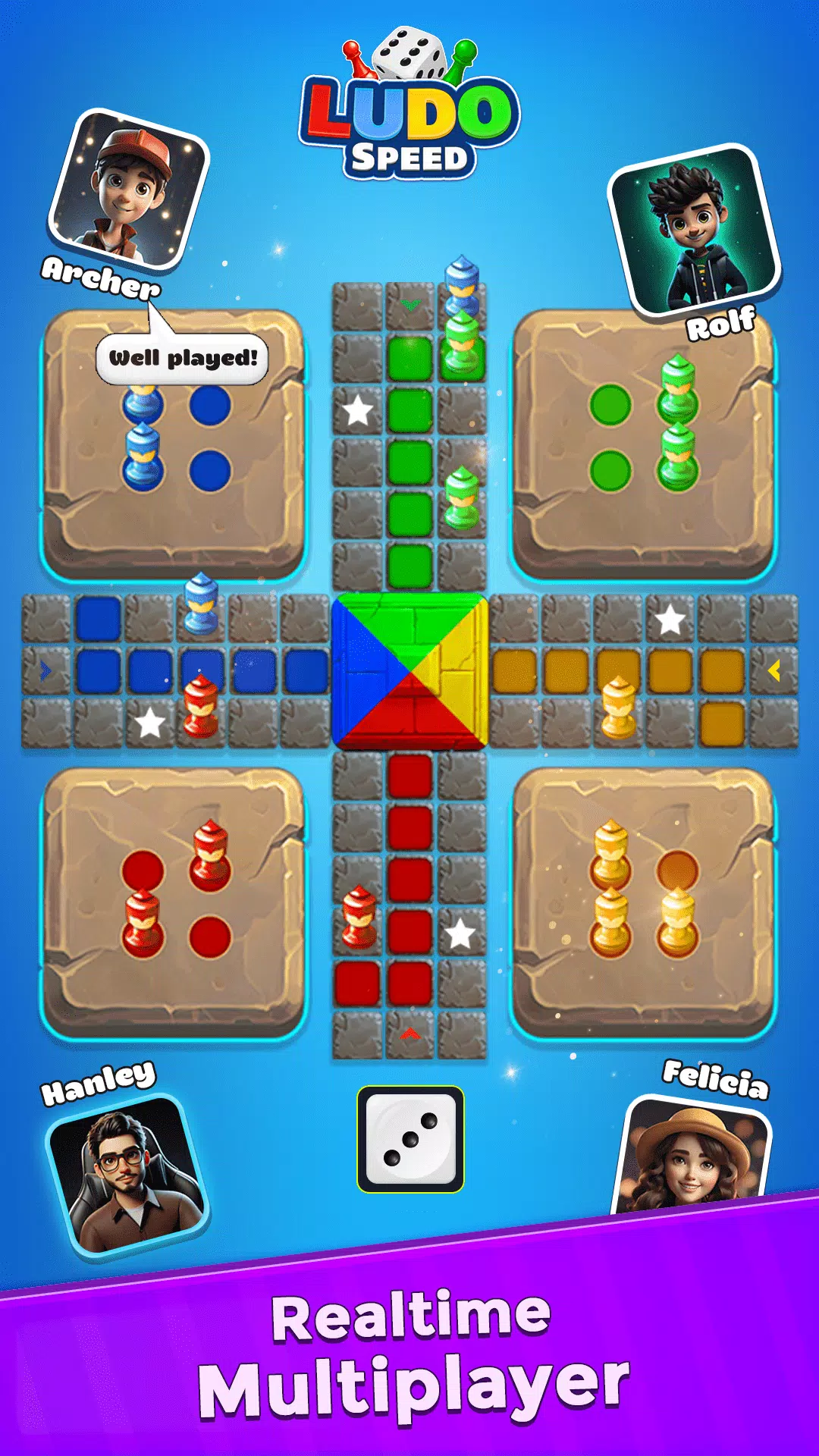 Ludo Speed - Dice Game Fun! ảnh chụp màn hình 2