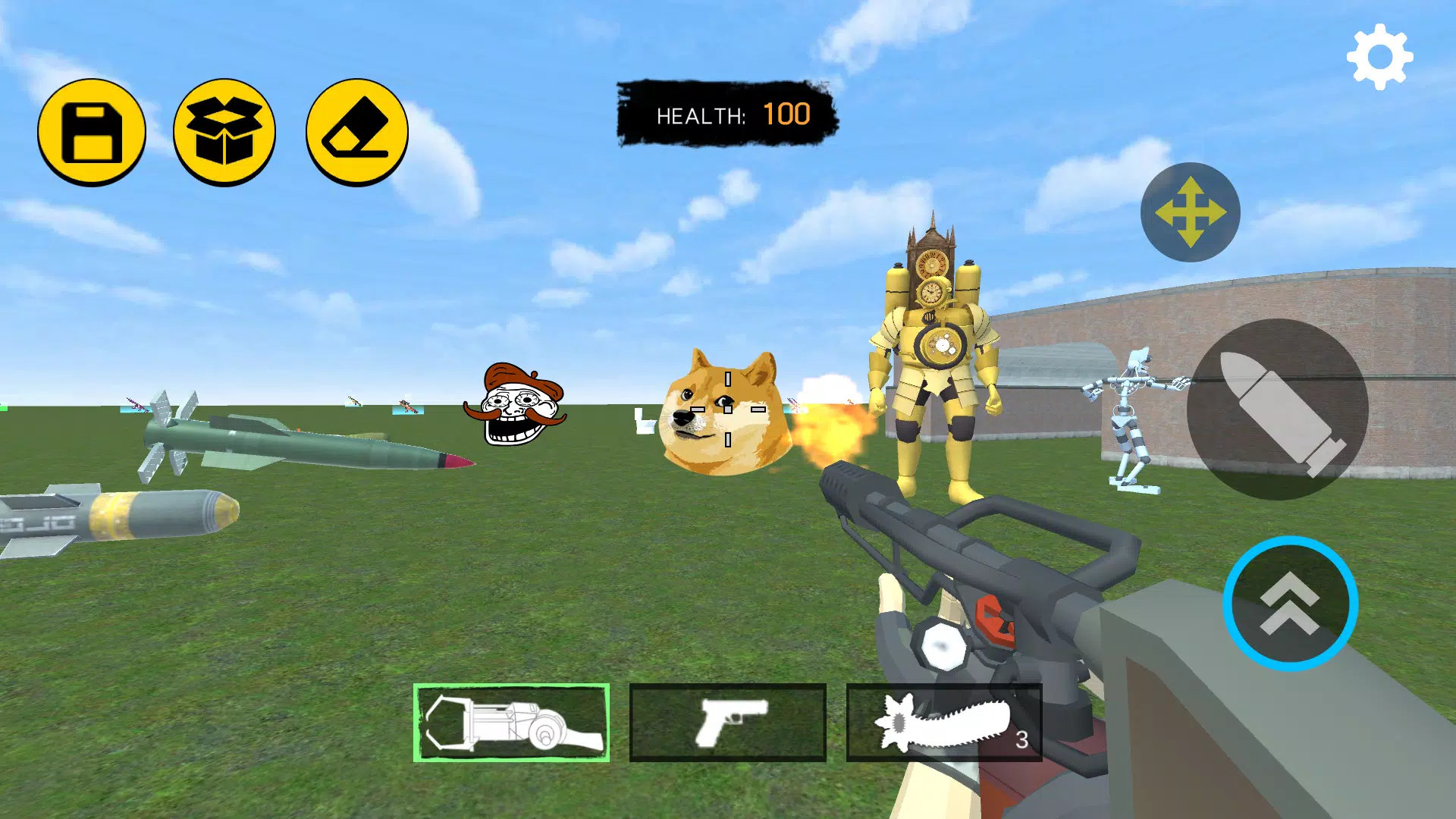 ภาพหน้าจอ Sandbox Shooter Mods In Desert 3