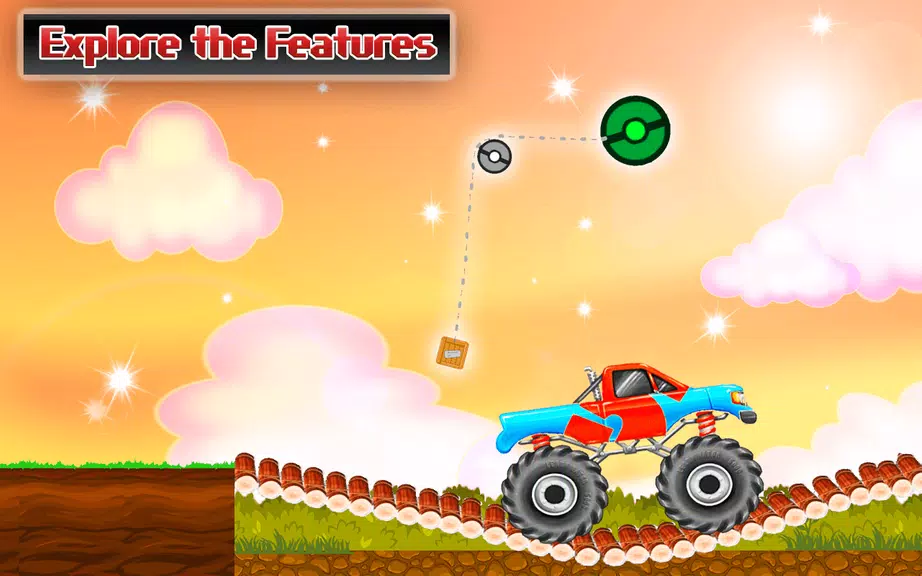 ภาพหน้าจอ Rope Bridge Racer Car Game 3