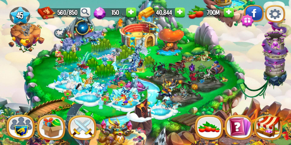 Dragon City: Mobile Adventure ကိုဖန်သားပြင်3