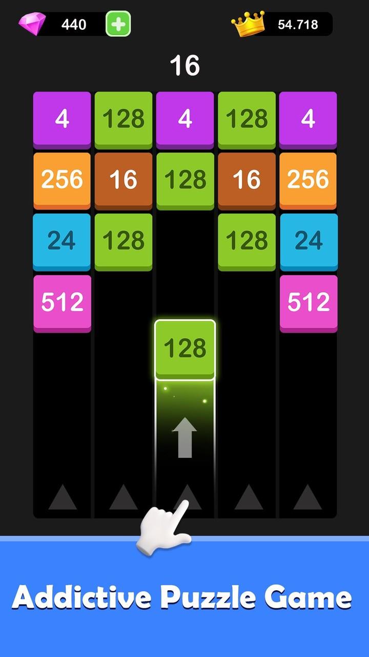 ภาพหน้าจอ X2 Blocks: 2048 Merge 4