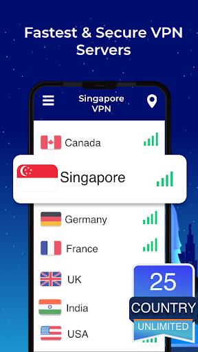 Singapore VPN - Free, Fast & Secure屏幕截圖2