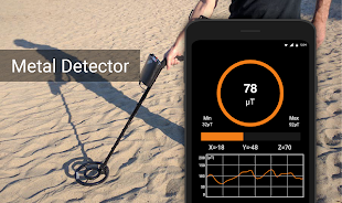 ภาพหน้าจอ Metals Detector: EMF detector 1