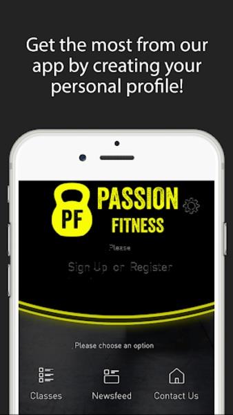 Screenshot Passion Fitness 1