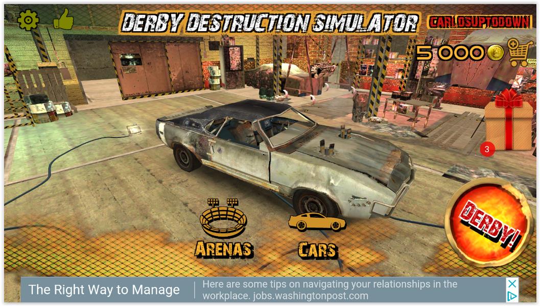 Derby Destruction Simulator 스크린 샷 1