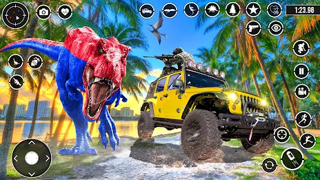 Real Dino Hunting 3D shooting ကိုဖန်သားပြင်1