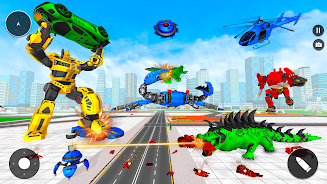 Animal Crocodile Robot Games 스크린 샷 2