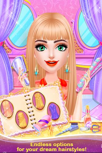 Fashion Braid Hair Girls Games captura de pantalla 4