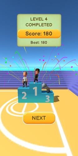 Jump Up 3D: Basketball Spiel Screenshot 2