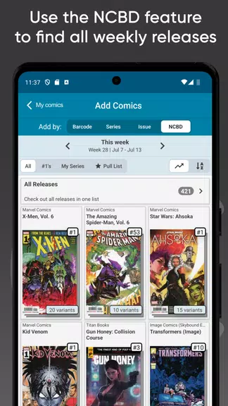 CLZ Comics - base de données Capture d’écran3
