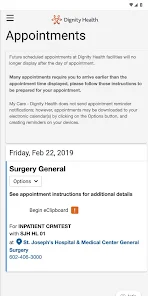 my portal. by Dignity Health 스크린 샷 2