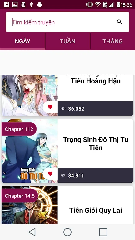 Screenshot Đọc Truyện Tranh 2019 3