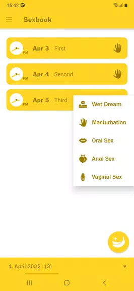 Sex Tracker स्क्रीनशॉट 3