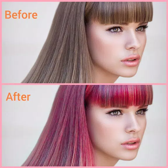 Hair Color Changer - Hair Dye Screenshot 1
