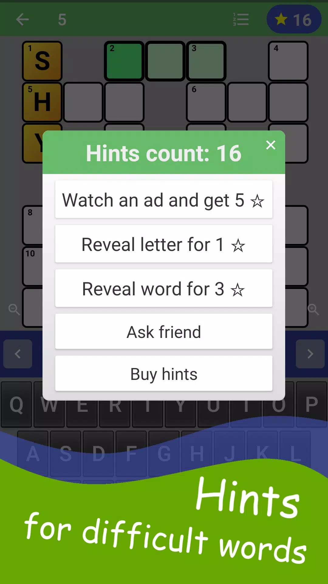 English Crossword puzzle 스크린 샷 4