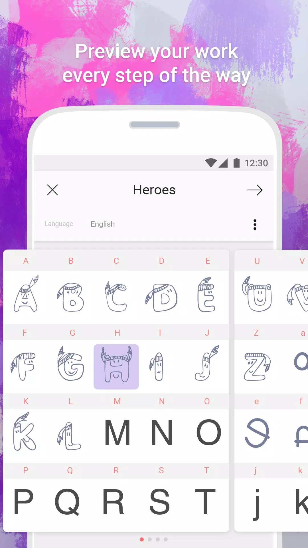Fonty screenshot 2