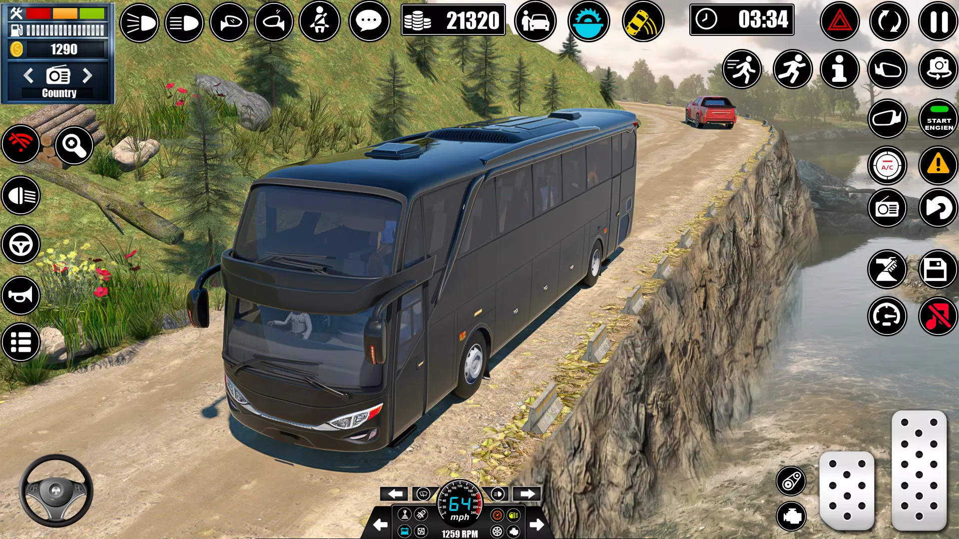 Coach Bus Driving Simulator Capture d’écran3