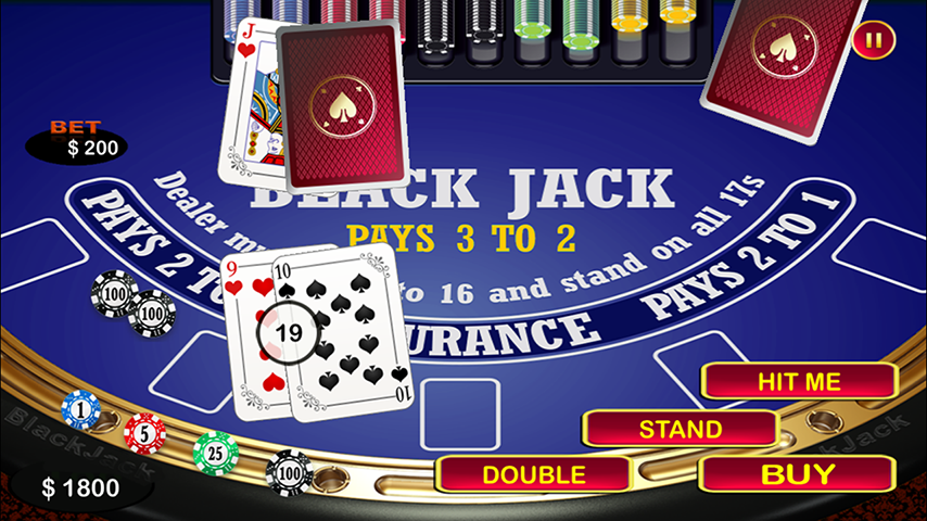 Blackjack 21 Black Jack Table screenshot 1
