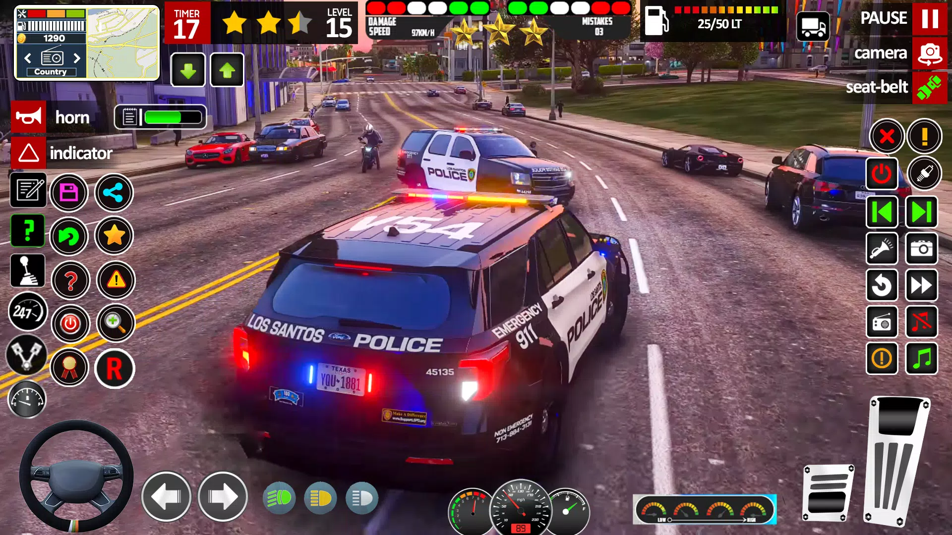 ภาพหน้าจอ Car Chase Game Cop Simulator 2