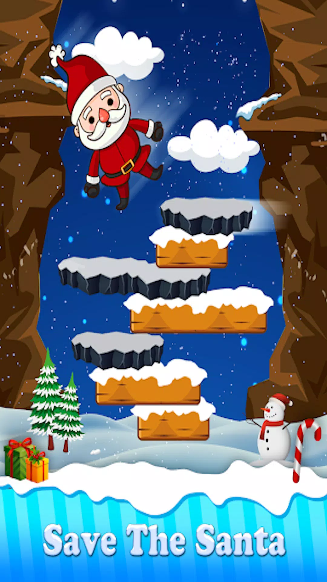 Christmas Game Santa Jump 2024 captura de pantalla 1