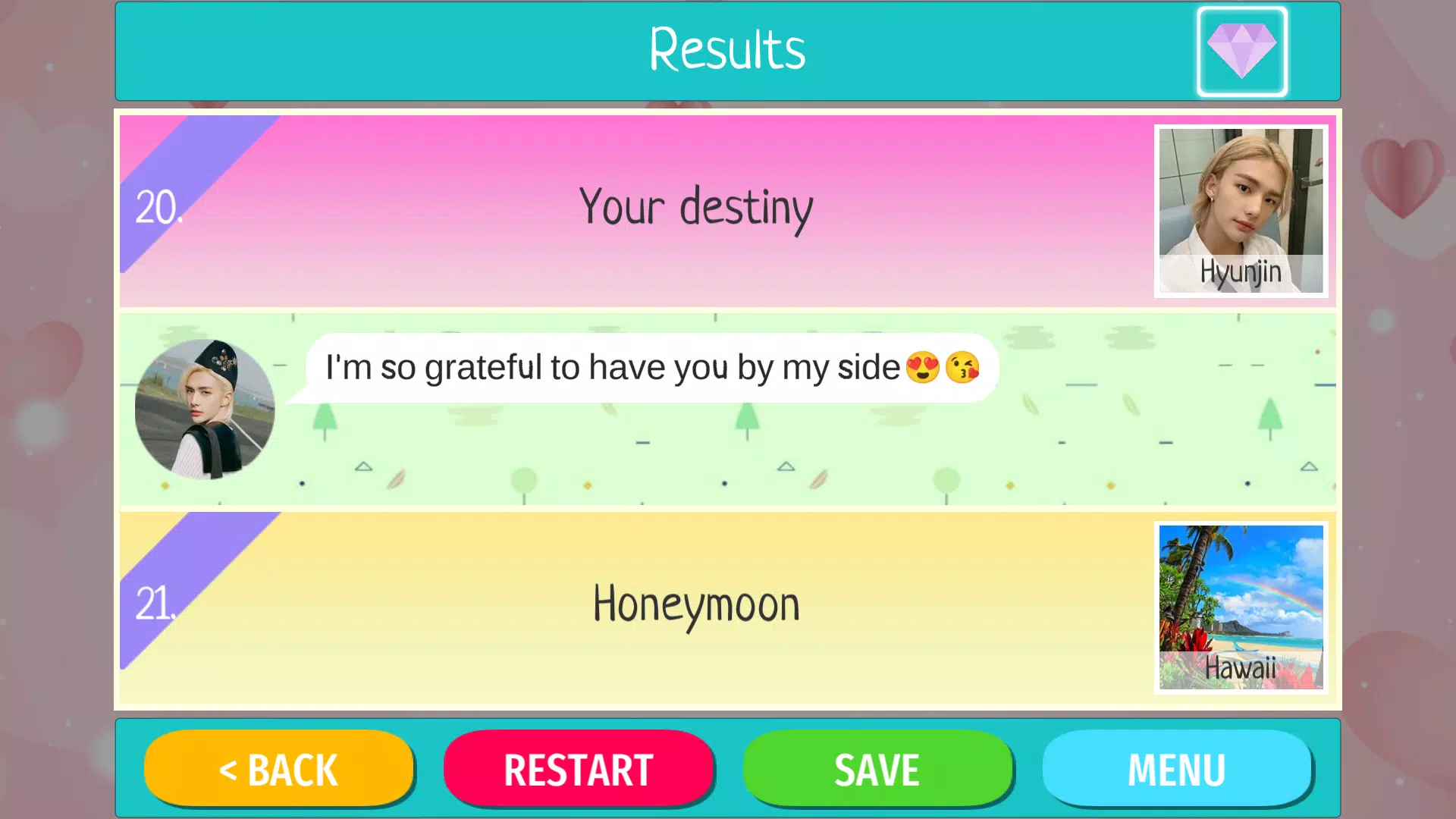 K-Pop Dating Game ảnh chụp màn hình 2