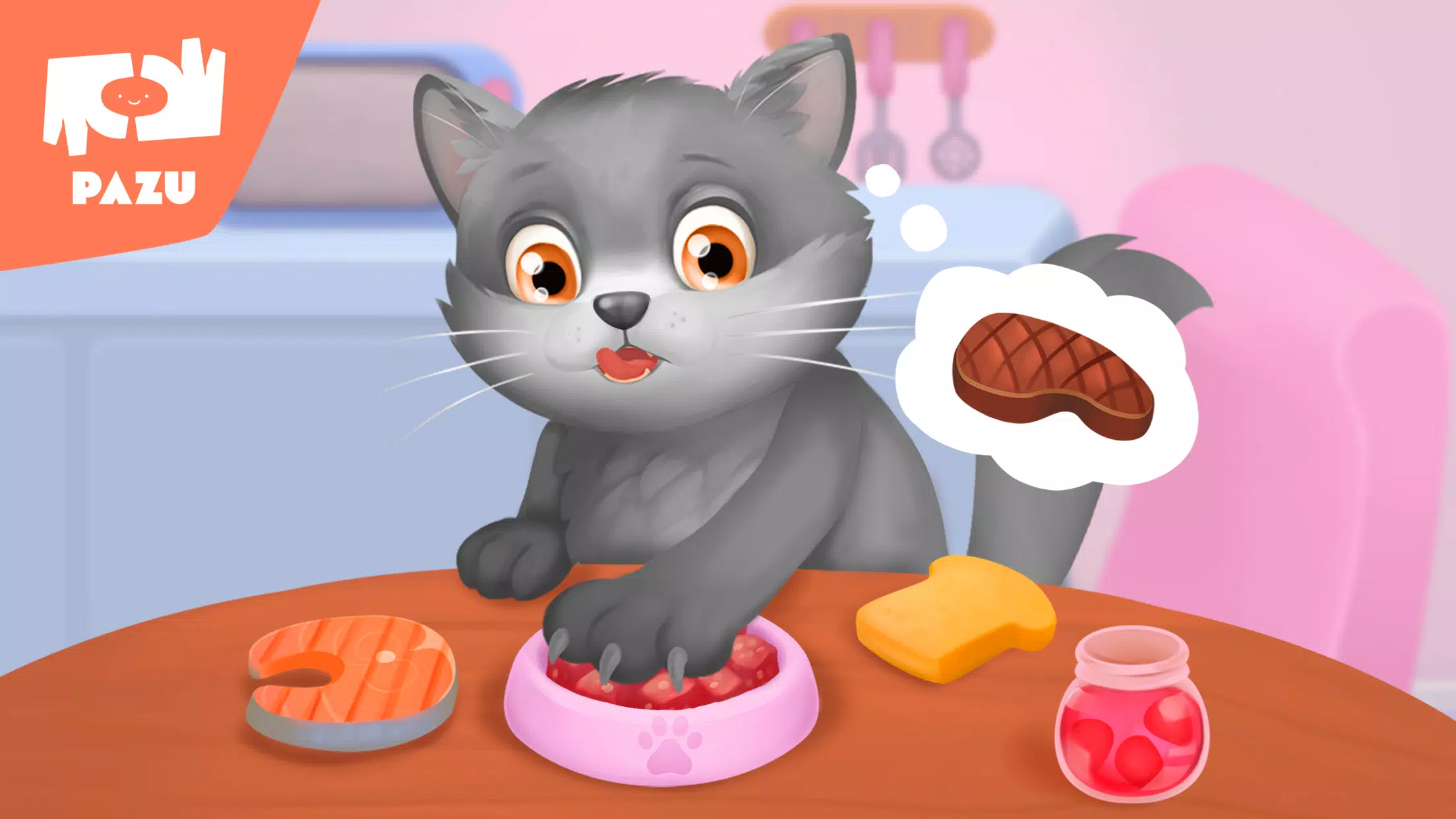 Cat game - Pet Care & Dress up应用截图第3张