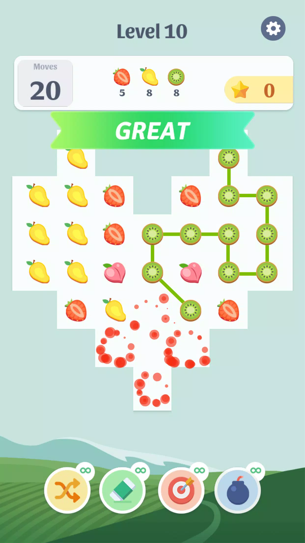 Fruit Game: Connect & Blast ဖန်သားပြင်ဓာတ်ပုံ 3