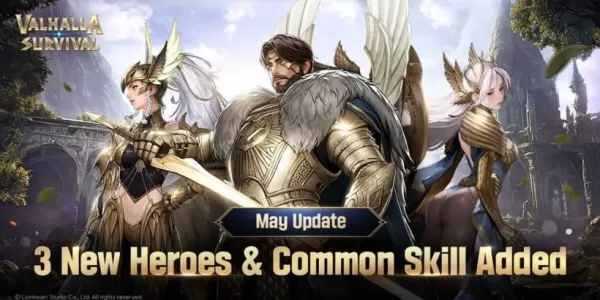 Valhalla Survival \ 'nın son güncellemesi üç yeni kahraman ve bir beceri tanıttı