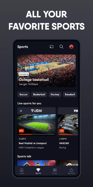 Fubo: Watch Live TV & Sports экрана 2