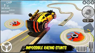 Impossible GT Racing Car Stunt Capture d’écran1