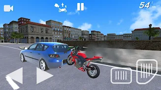 ภาพหน้าจอ Moto Crash Simulator: Accident 1