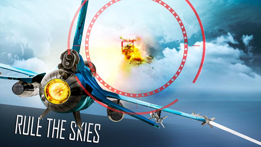 Jet Fighter: Sky Combat 3D屏幕截圖2
