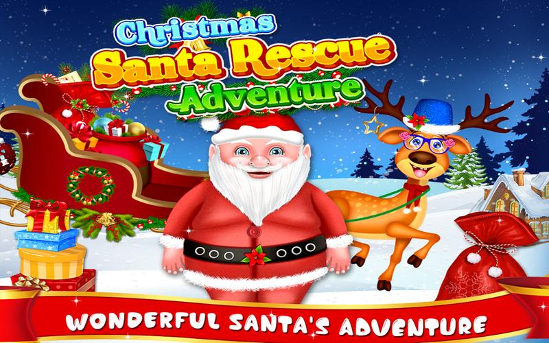 Christmas Santa Rescue Game экрана 1