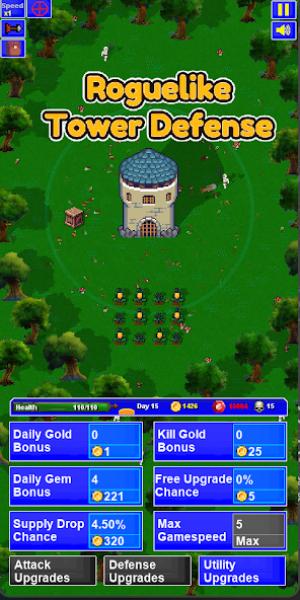 Lone Tower Roguelike Defense MOD ကိုဖန်သားပြင်1