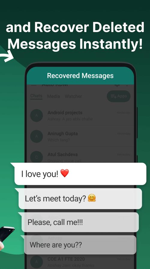 Auto RDM: Recover Messages Screenshot 2