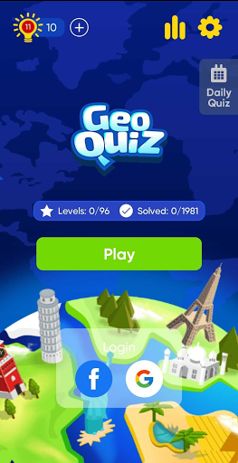 Geo Quiz: World Geography, Maps & Flags Triviaスクリーンショット1