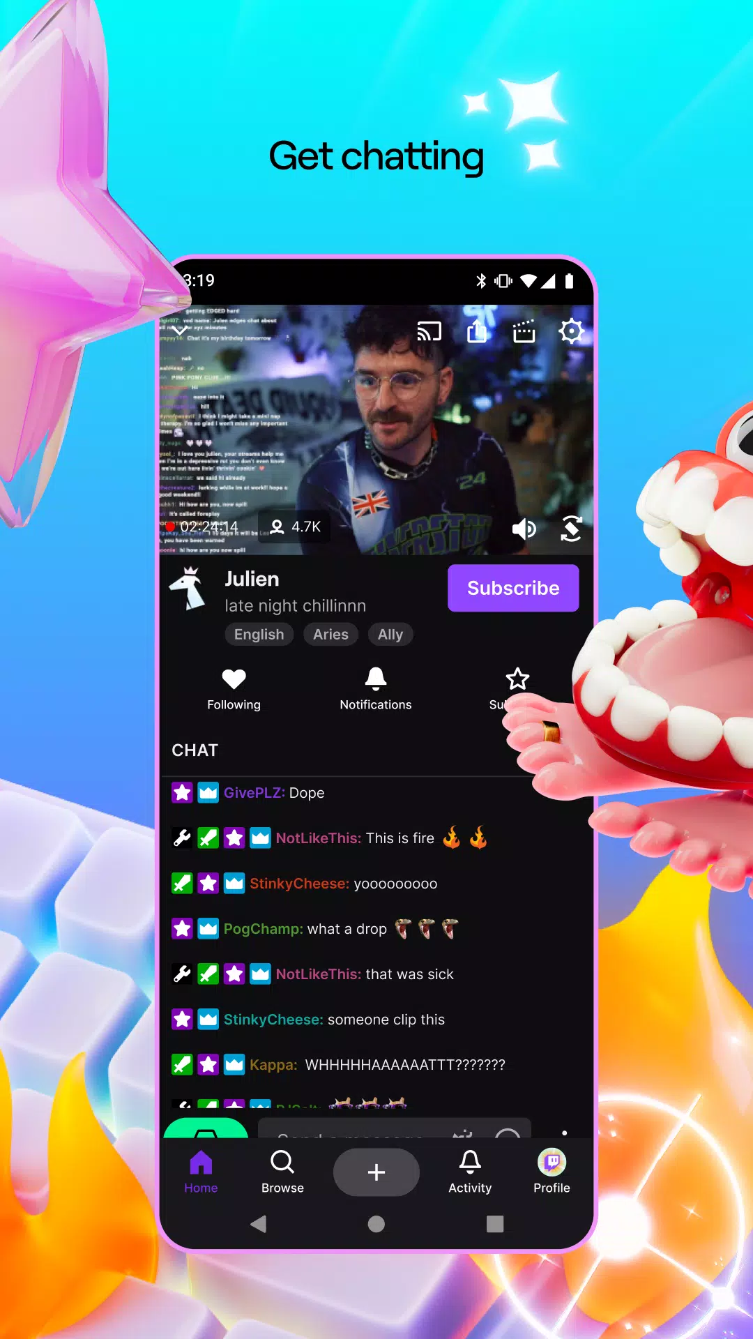 Twitch: Live Game Streaming Screenshot 4