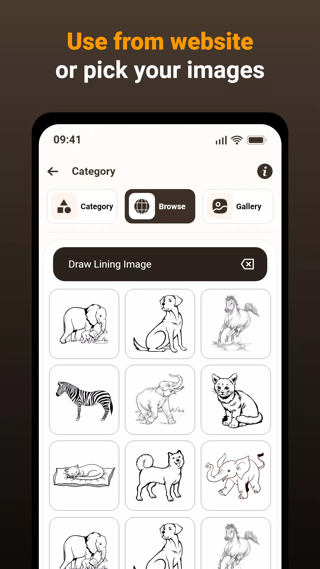 ภาพหน้าจอ Drawing - Draw, Trace & Sketch 4