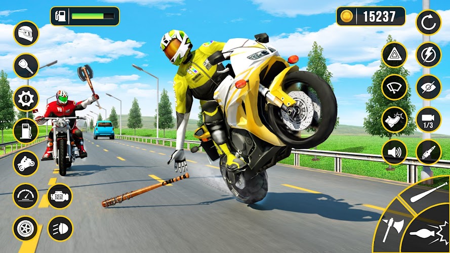 Moto Attack - Bike Racing Game ကိုဖန်သားပြင်1