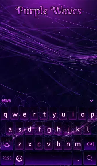 Purple Waves Wallpaper স্ক্রিনশট 2