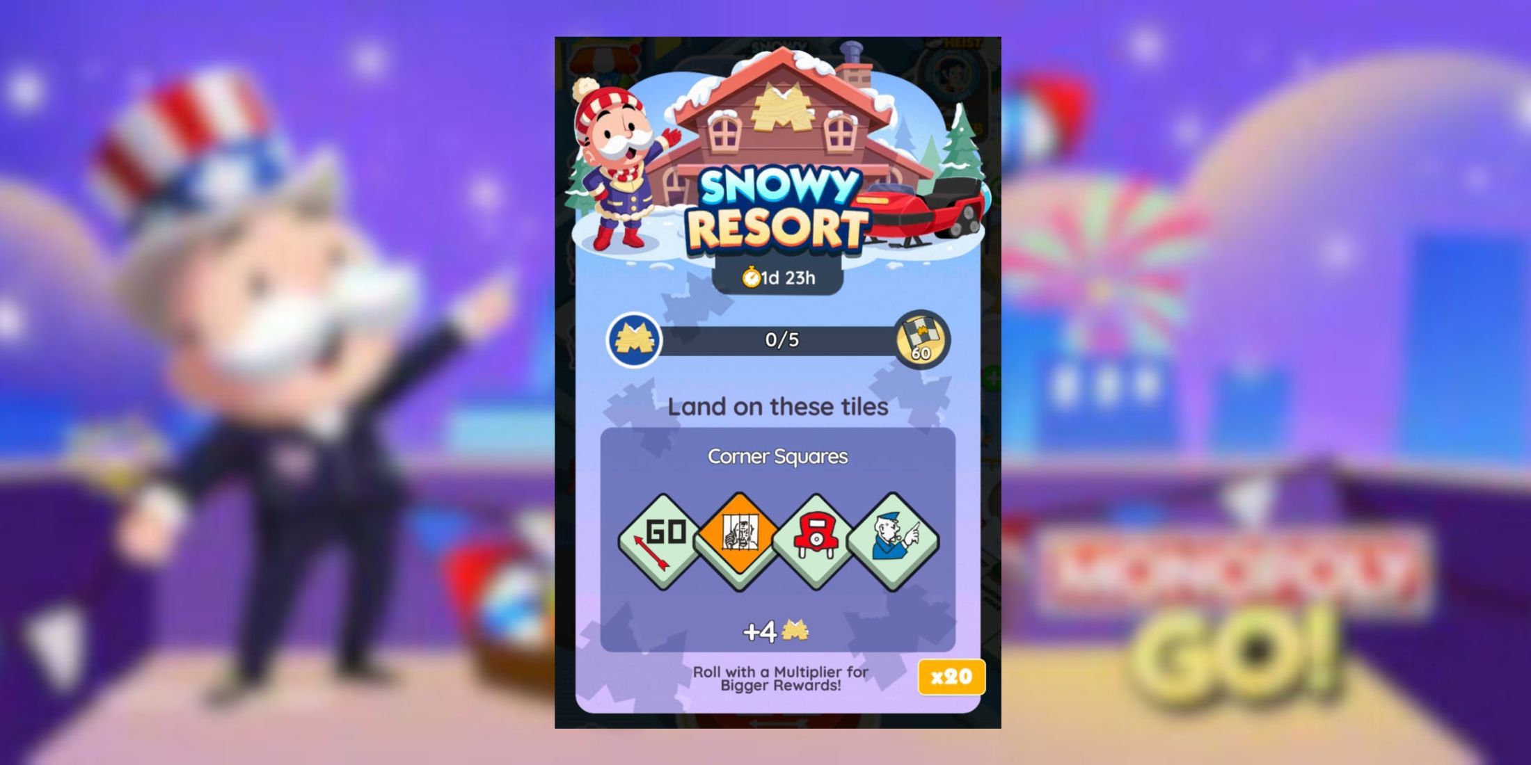 Monopoly Go: Snowy Resort Rewards and Flestones